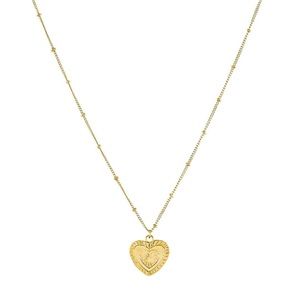 Gold plated heart Necklace